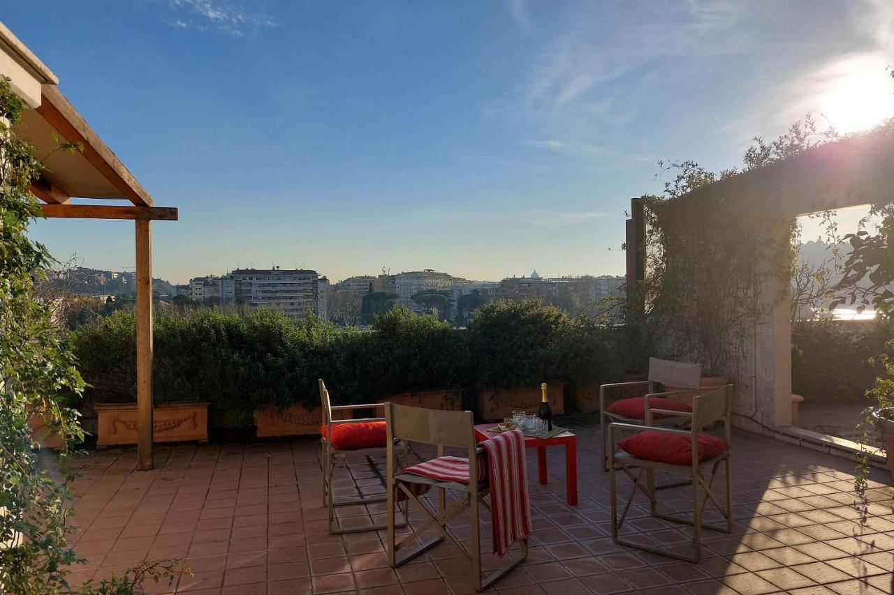 Beautiful Loft In Ponte Milvio With Terrace Apartment Rome Exterior photo