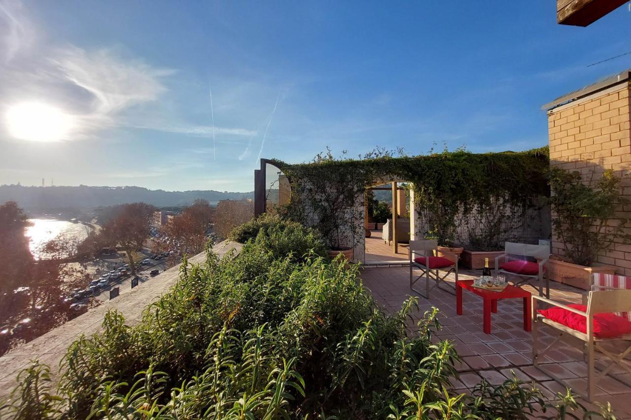 Beautiful Loft In Ponte Milvio With Terrace Apartment Rome Exterior photo
