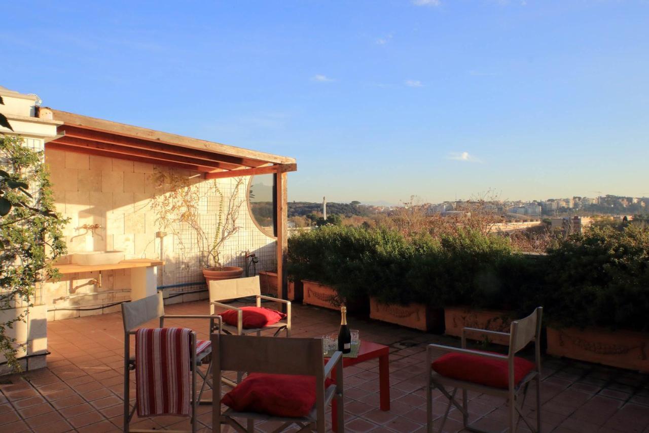 Beautiful Loft In Ponte Milvio With Terrace Apartment Rome Exterior photo